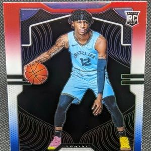 2019-20 Prizm Red White Blue JA Morant RC #249